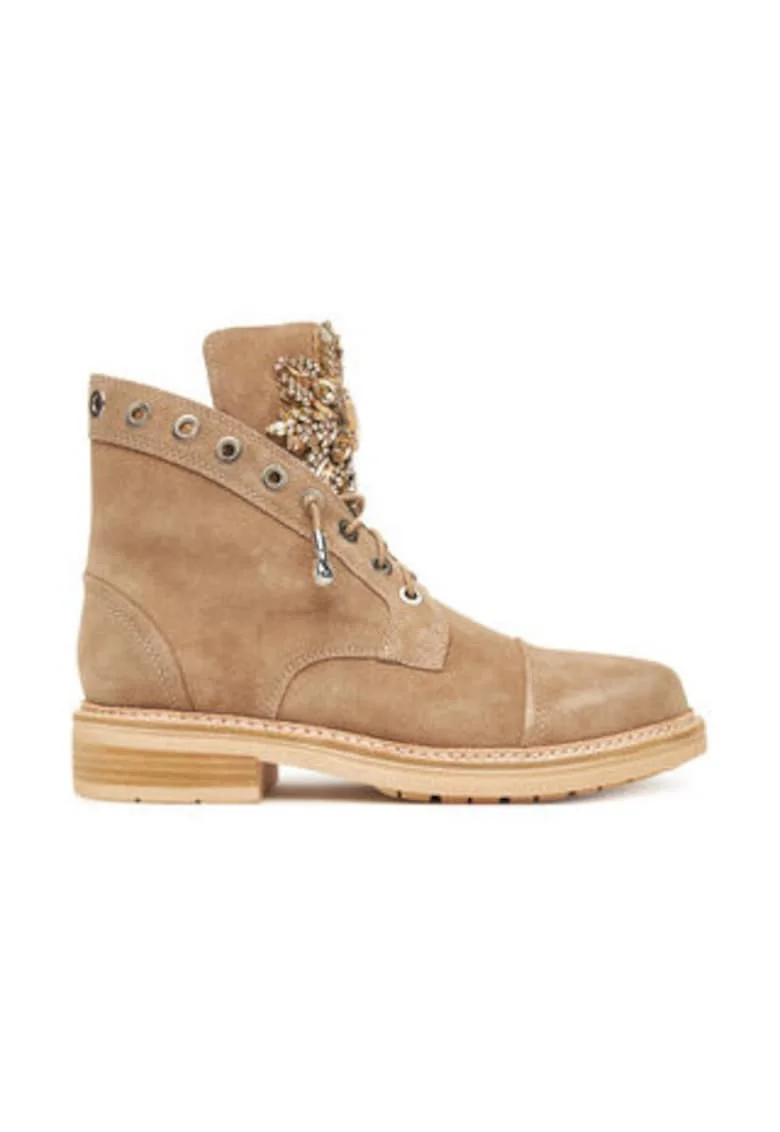 Botine dama, Maro/Bej