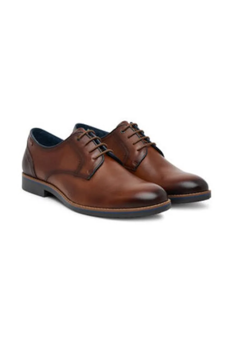 Pantofi barbatesti,  piele naturala, maro/maro inchis