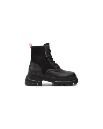 Ghete dama,  304445279, piele naturala, negru