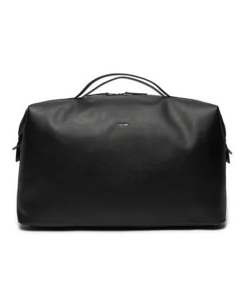 Geanta barbati,  piele ecologica, neagra, universala