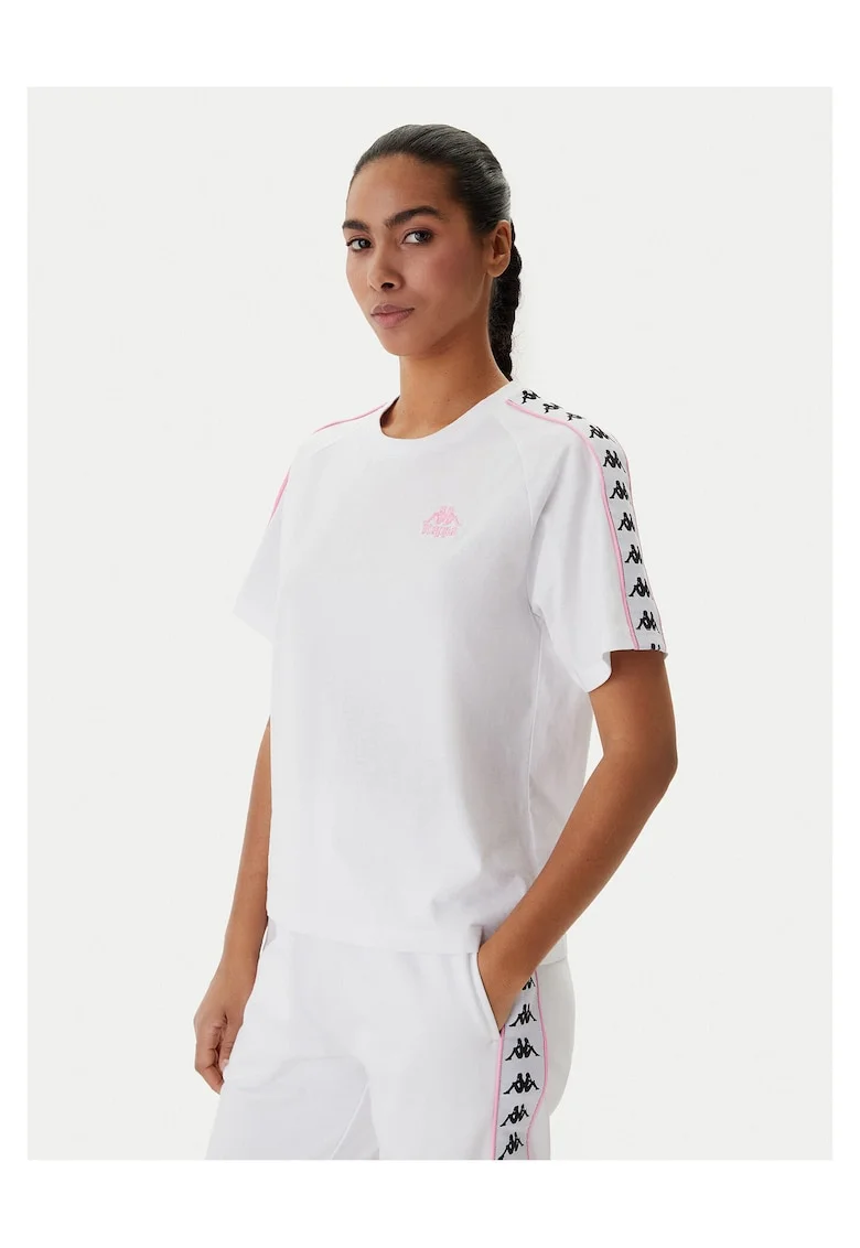 Tricou dama,  bumbac, alb, Alb