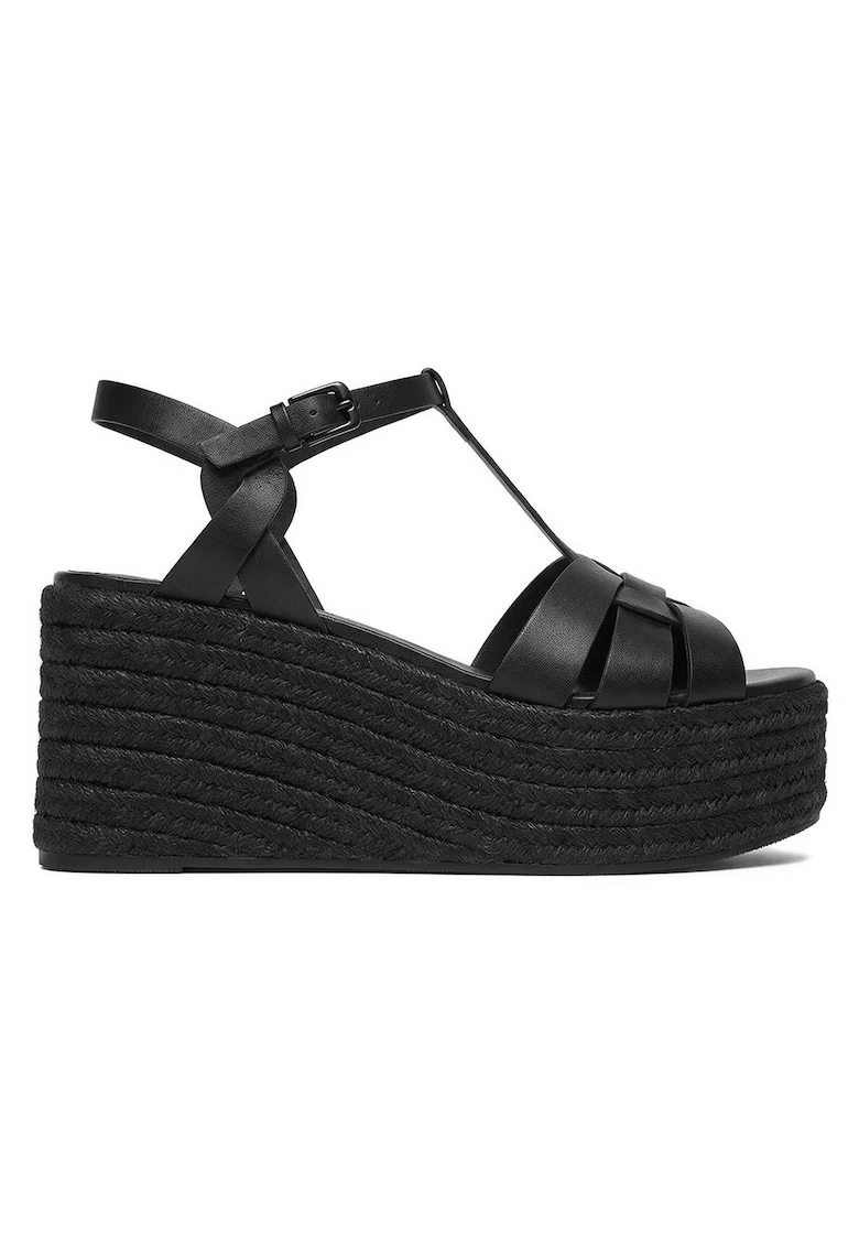 Sandale dama  piele naturala, Negru