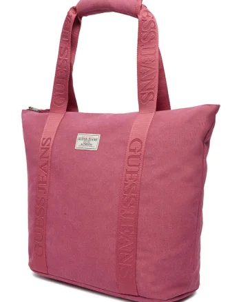 Geanta shopper  roz textil