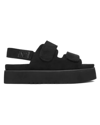Sandale dama  negru, textil, Negru