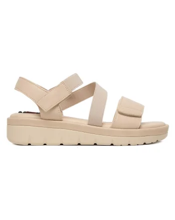 Sandale dama  inchidere velcro, Bej