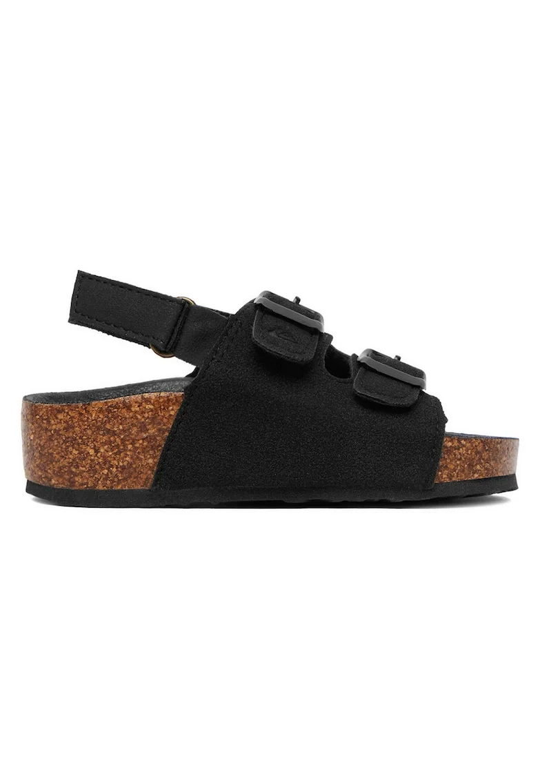Sandale baieti  negru, sintetic, sistem inchidere Velcro