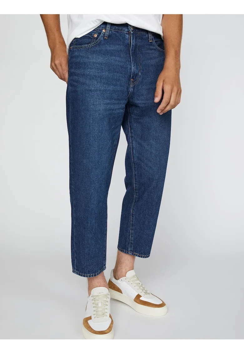 Blugi conici crop Stay Loose,