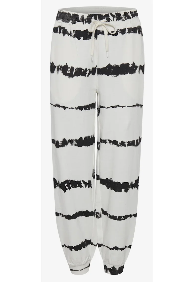 Pantaloni din bumbac organic cu dungi