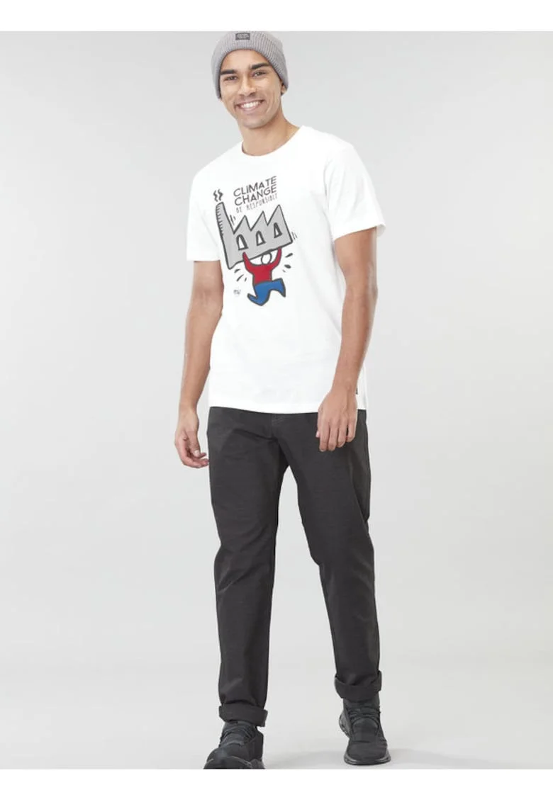 Tricou din bumbac organic cu imprimeu,