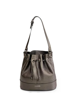 Geanta dama piele,  Saculet mic, canna fucile, 30 x 12 x 30 cm