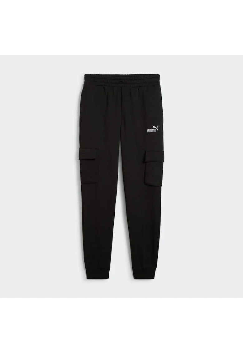 Pantaloni  Essentials Cargo FL 682660-01, Barbati, Negru