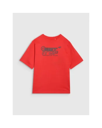 Tricou Oversize  Junior It Unisex, Bumbac, Sportstyle - 85674, Rosu