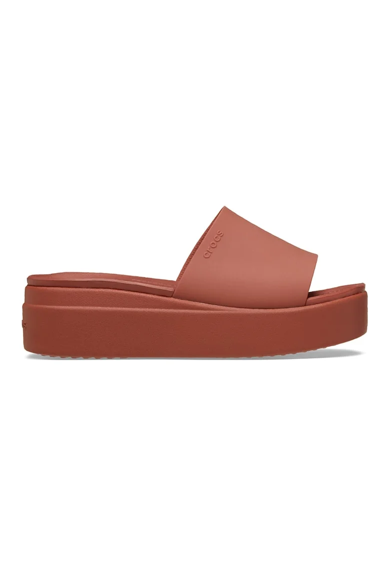 Papuci cu talpa wedge, Caramiziu