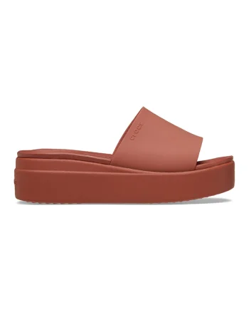 Papuci cu talpa wedge, Caramiziu