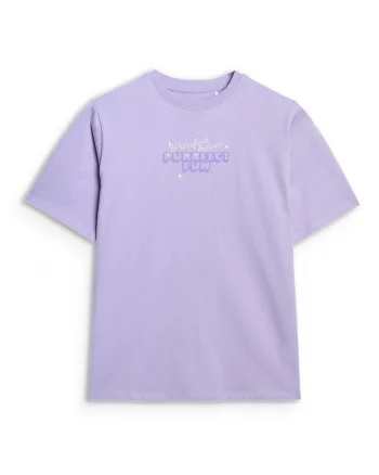Tricou Fete  JUNIOR 100% Bumbac - 68754, Violet deschis