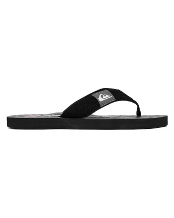Slapi  barbati, negru, piele ecologica, material sintetic