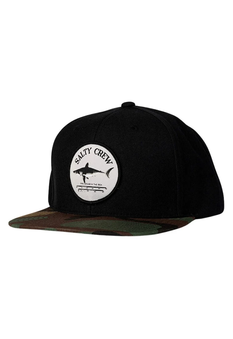 Sapca  Bruce, acril-lana, negru camuflaj,