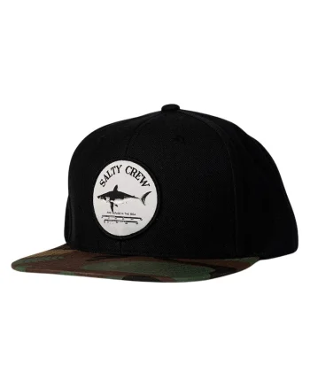 Sapca  Bruce, acril-lana, negru camuflaj,