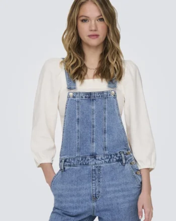 Salopeta din denim fara maneci,