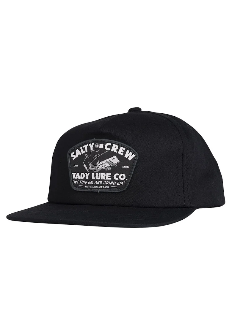Sapca  Grind Em 5 Panel, negru, bumbac poliester,