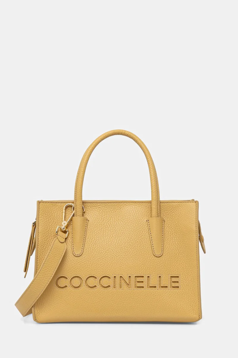 Coccinelle geantă crossbody pentru femei din piele