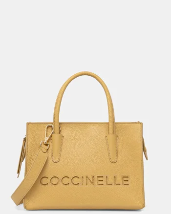 Coccinelle geantă crossbody pentru femei din piele