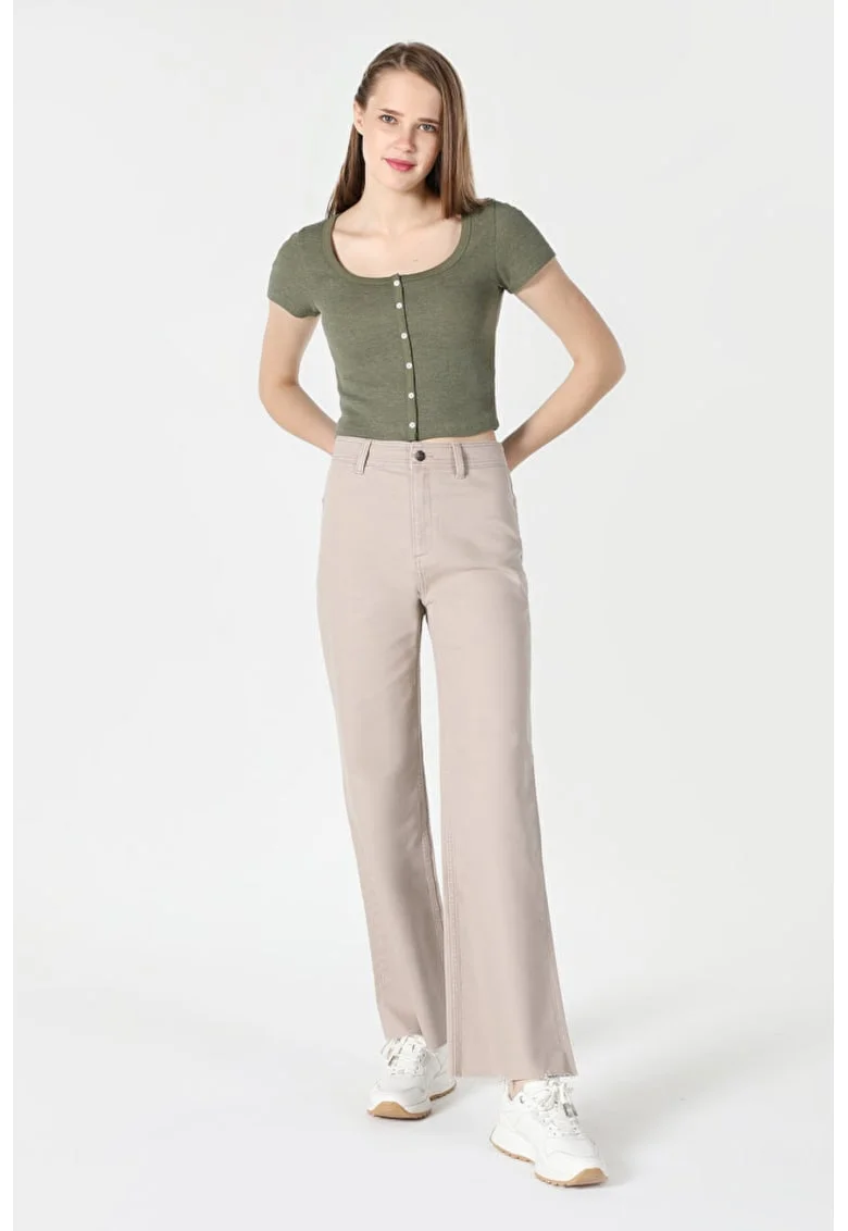 Pantaloni De Dama Bej, Bej