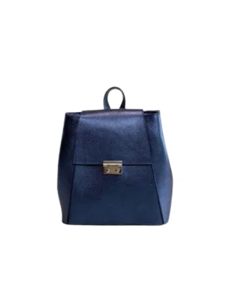 Geanta dama piele,  Aamina mica, bleumarin, 27x12x27 cm