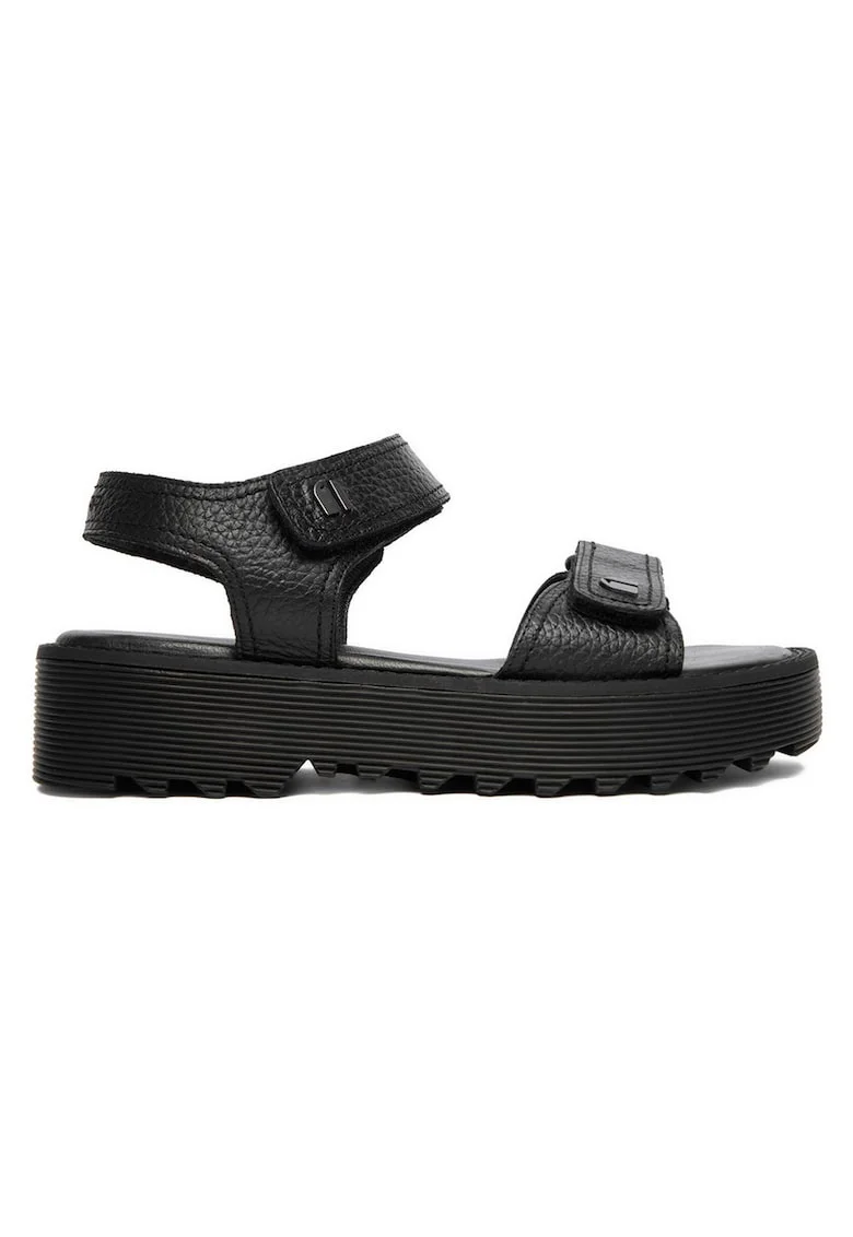 Sandale dama G-Star Raw, piele naturala, Negru