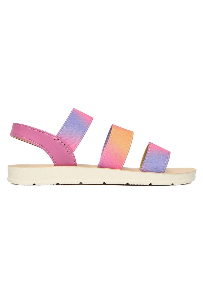 Sandale copii,  multicolor, textil, piele ecologica
