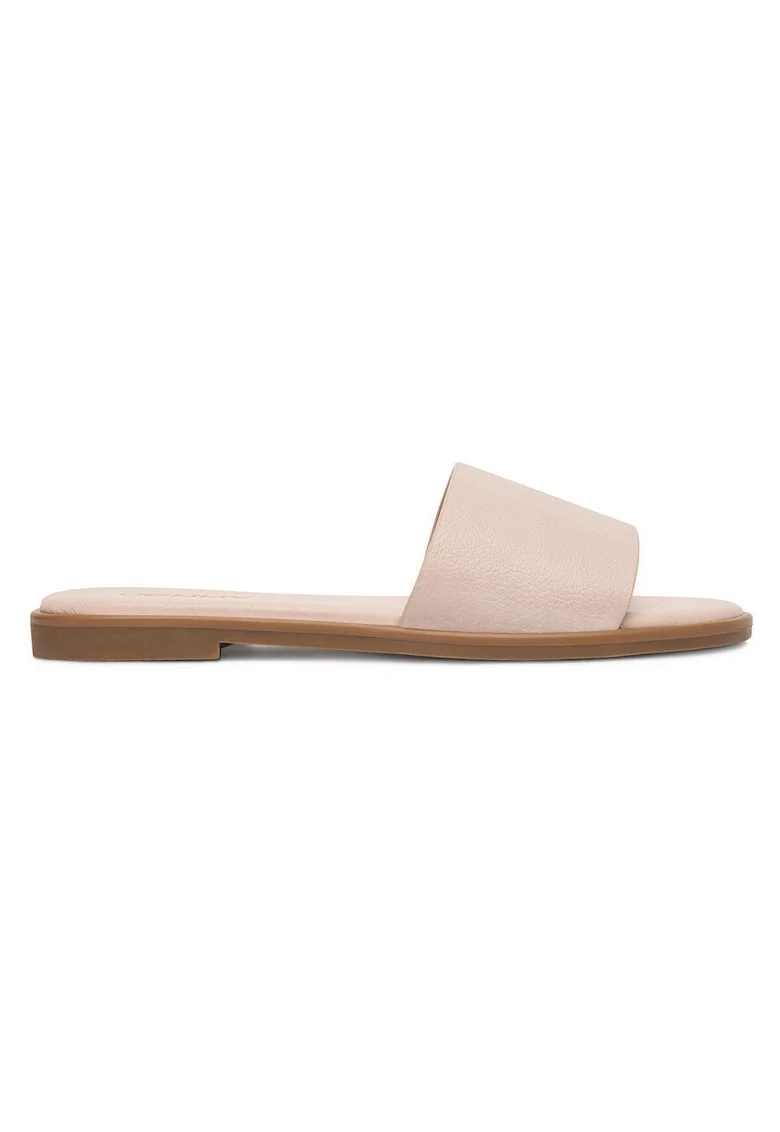 Papuci dama,  roz, sintetic, textile, Roz