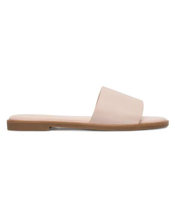 Papuci dama,  roz, sintetic, textile, Roz