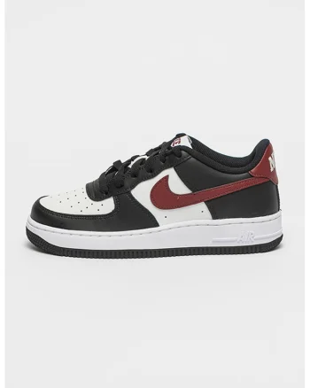 Pantofi sport din piele Air Force 1, Alb/Visiniu/Negru