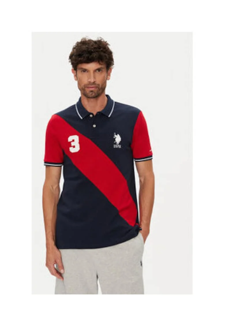 Tricou barbati,  bleumarin, 100% bumbac,