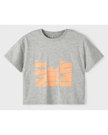 Tricou din bumbac organic cu text,
