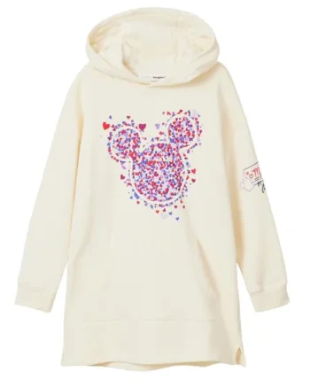 Rochie stil hanorac cu imprimeu Disney,