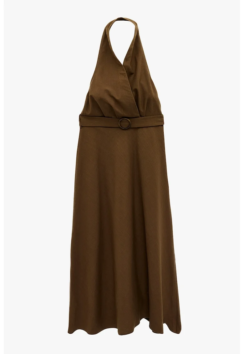 Rochie halter de bumbac, Maro