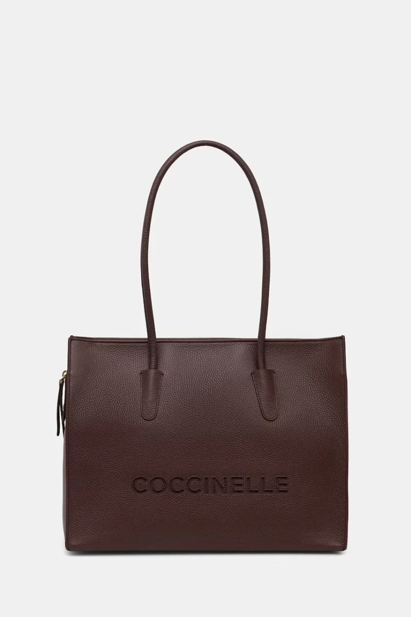 Coccinelle geantă shopper pentru femei din piele