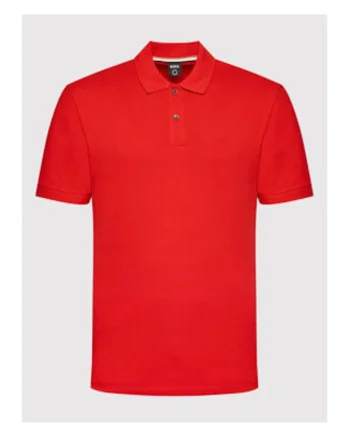 Tricou barbati,  rosu, 60% bumbac organic, 40% bumbac,