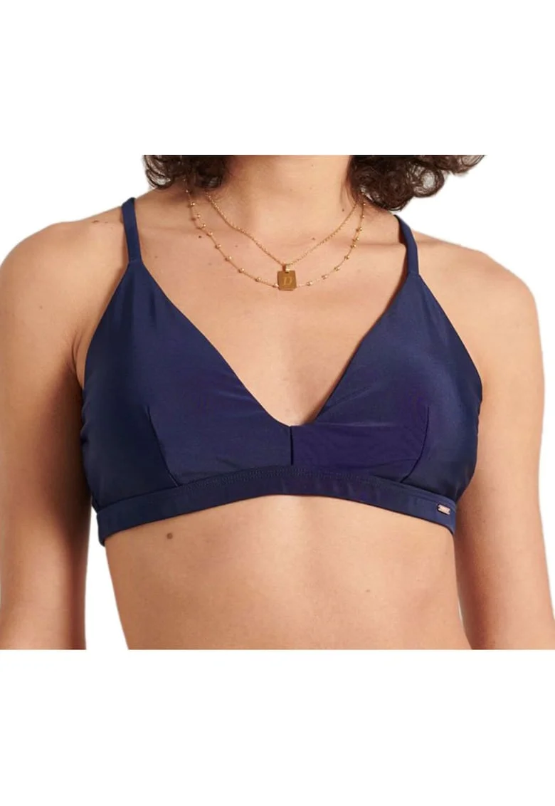Costum de baie  Surt Top Bikini, albastru, marime