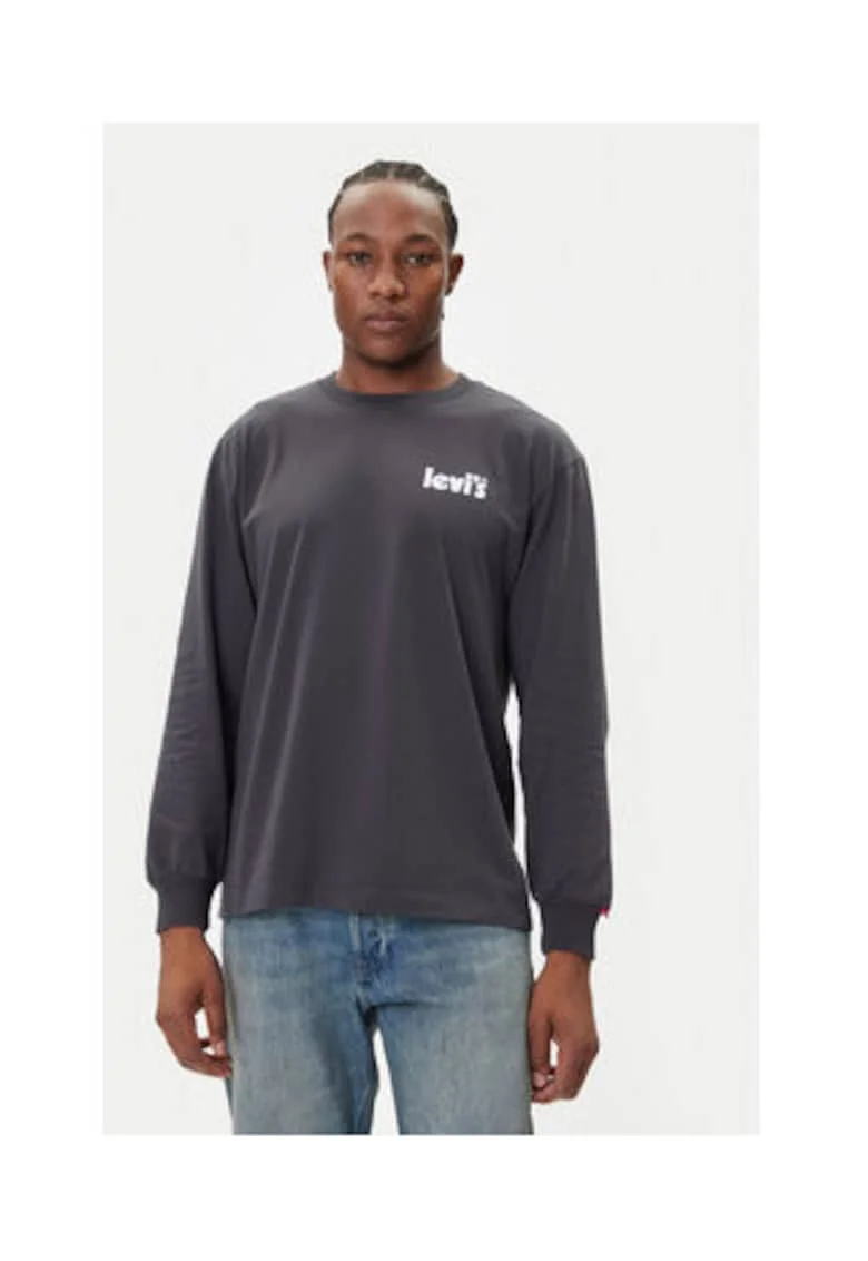 Bluza Barbati,  Negru, 100% bumbac