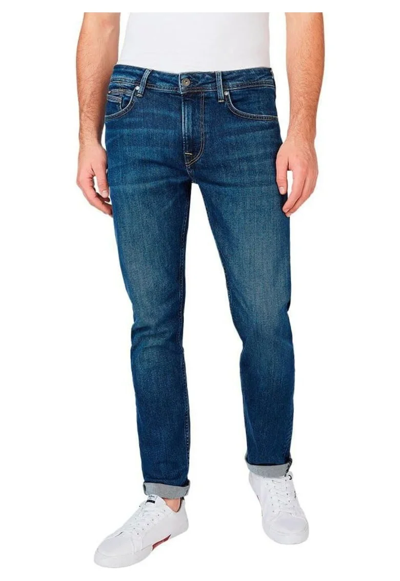 Pantaloni barbati  Hatch Regular din denim bleumarin W38