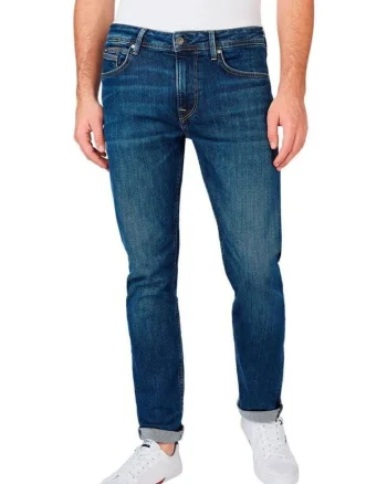 Pantaloni barbati  Hatch Regular din denim bleumarin W38
