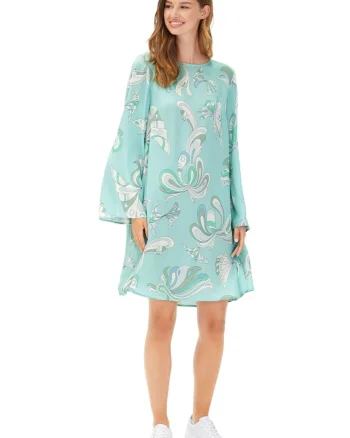 Rochie de dama  Demi din matase cu model