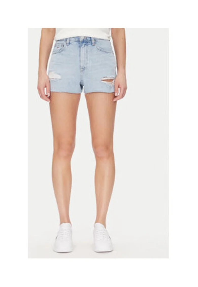 Pantaloni scurti din denim dama,  albastru, bumbac-lyocell
