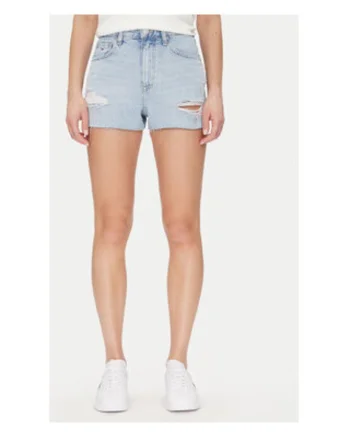 Pantaloni scurti din denim dama,  albastru, bumbac-lyocell
