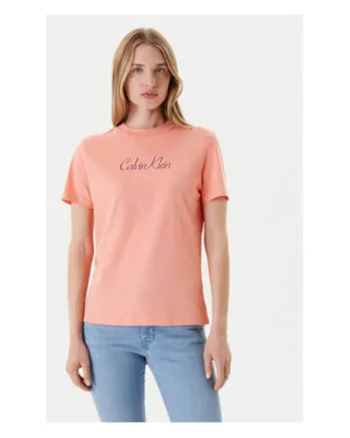 Tricou dama,  portocaliu, bumbac