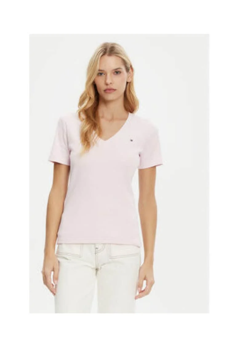 Tricou Dama,  Roz, 100% bumbac,