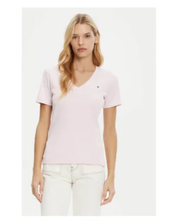 Tricou Dama,  Roz, 100% bumbac,