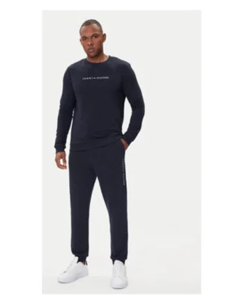 Bluza Barbati,  Bleumarin, 50% bumbac 50% poliester reciclat